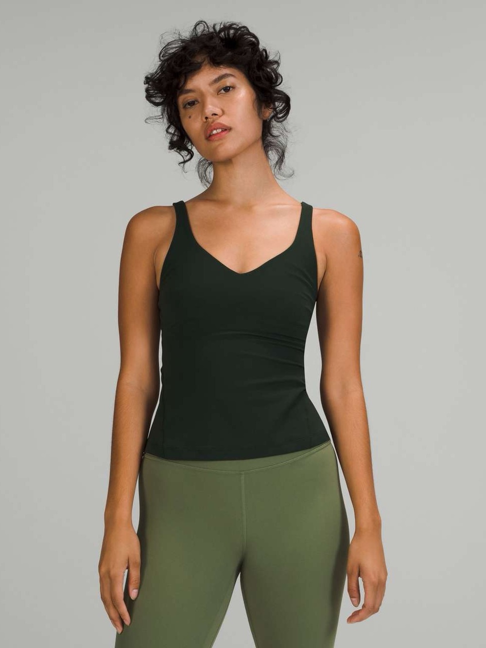 lululemon waist length green align NWT Tank size 14